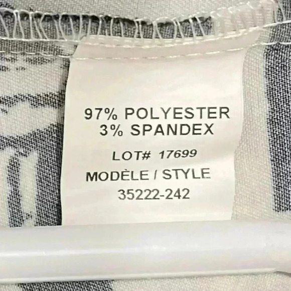 STUDIO POINT 3/4‎ sleeve ladies button down blazer white/black size 14 - Picture 12 of 12